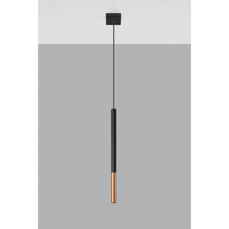 Suspension MOZAICA 1 noir/cuivre