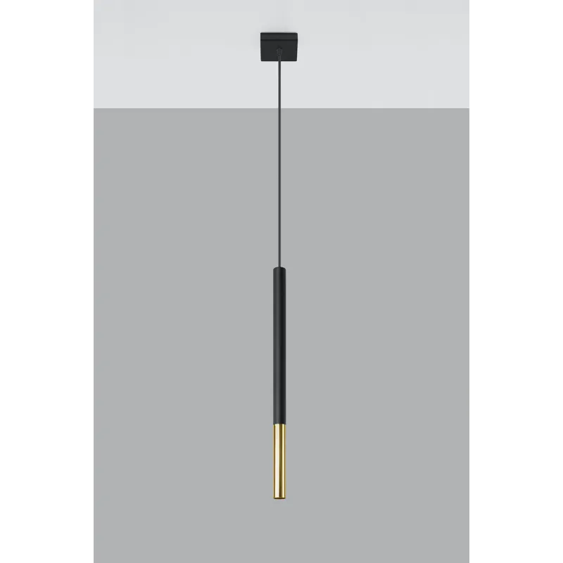 Suspension MOZAICA 1 noir/doré
