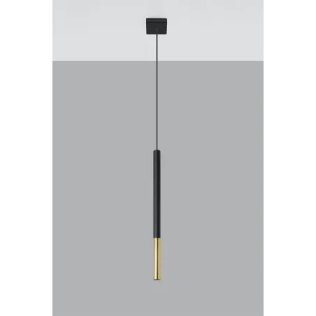 Suspension MOZAICA 1 noir/doré