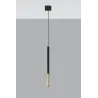 Suspension MOZAICA 1 noir/doré