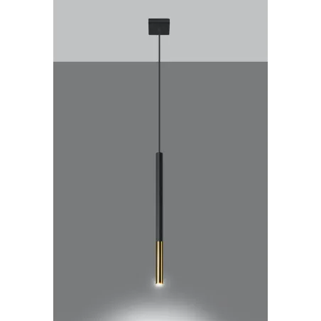 Suspension MOZAICA 1 noir/doré