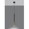Suspension MOZAICA 1 noir/doré