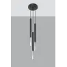 Suspension MOZAICA 3P  noir/chrome