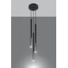 Suspension MOZAICA 3P  noir/chrome