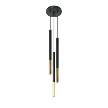 Suspension MOZAICA 3P noir/doré