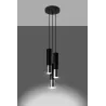 Suspension LOOPEZ 3P noir/chrome