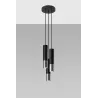 Suspension LOOPEZ 3P noir/chrome