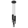 Suspension LOOPEZ 3P noir/chrome