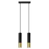 Suspension LOOPEZ 2 noir/doré