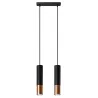 Suspension LOOPEZ 2 noir/cuivre