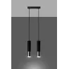 Suspension LOOPEZ 2 noir/chrome