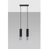 Suspension LOOPEZ 2 noir/chrome