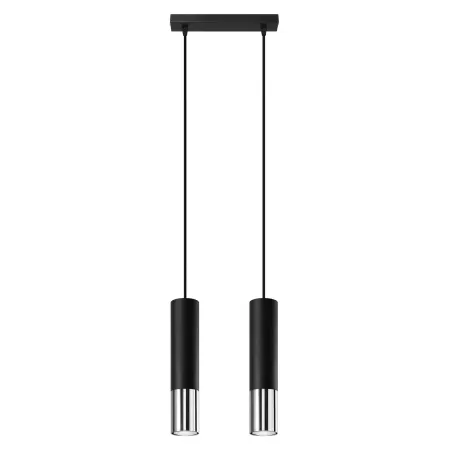 Suspension LOOPEZ 2 noir/chrome