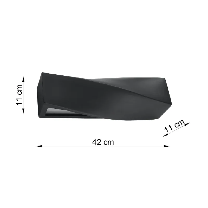 Applique  céramique SIGMA noir