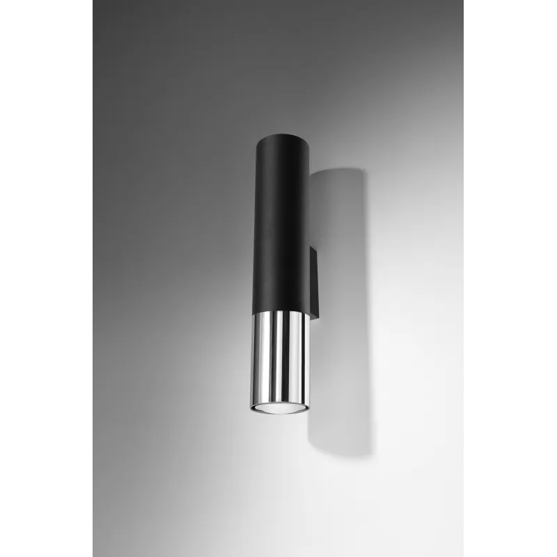 Applique  LOOPEZ noir/chrome