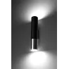 Applique  LOOPEZ noir/chrome
