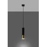Suspension LOOPEZ 1 noir/doré