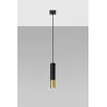 Suspension LOOPEZ 1 noir/doré