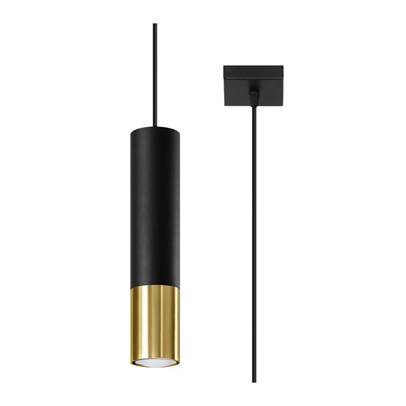 Suspension LOOPEZ 1 noir/doré