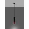 Suspension LOOPEZ 1 noir/cuivre