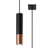 Suspension LOOPEZ 1 noir/cuivre