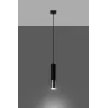Suspension LOOPEZ 1 noir/chrome
