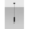 Suspension LOOPEZ 1 noir/chrome