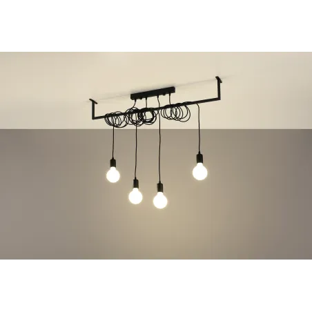 Chandelier SALAMANCA 4 noir