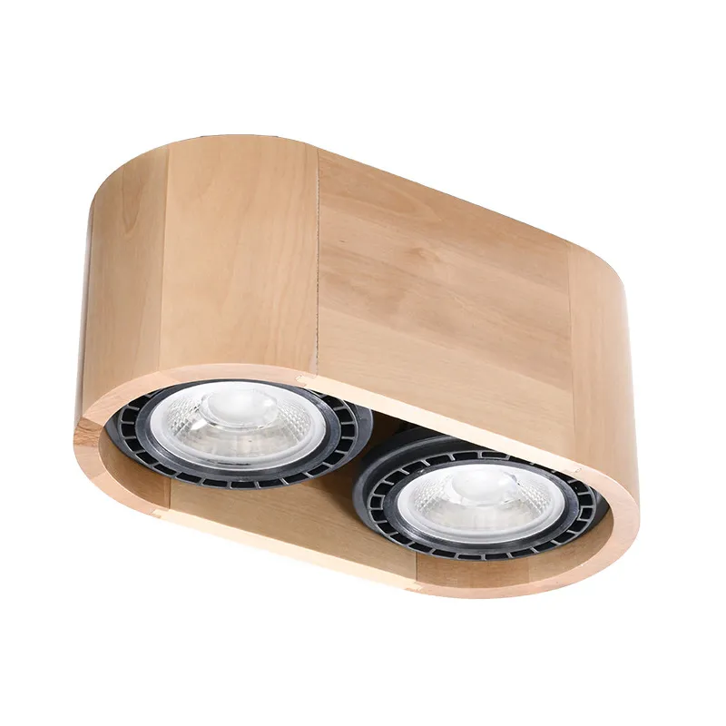 Plafonnier BASIC 2 bois