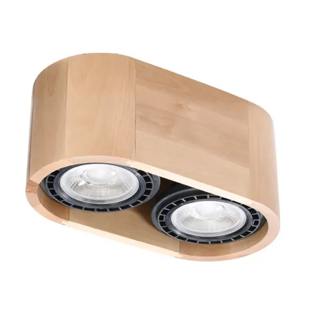 Plafonnier BASIC 2 bois