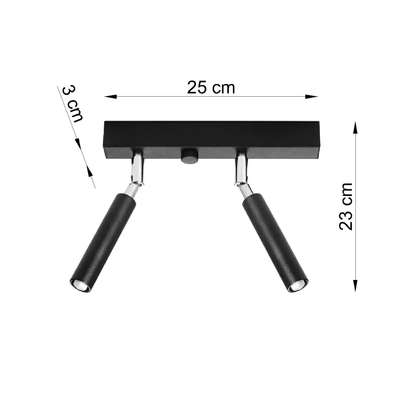Plafonnier EYETECH 2 noir
