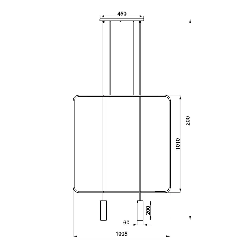 Suspension RANA 2 noir
