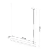 Suspension PINNE 95 blanc