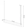 Suspension PINNE 115 blanc