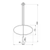 Suspension HOLAR 1 noir