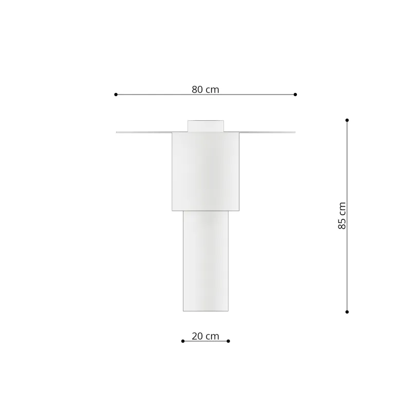 Plafonnier TVAROR blanc