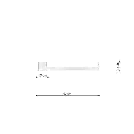 Plafonnier RIO 78 blanc 4000K