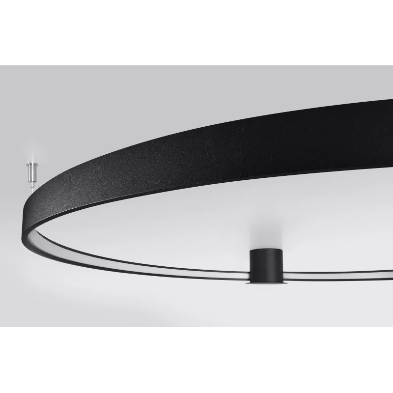 Plafonnier RIO 55 noir 4000K