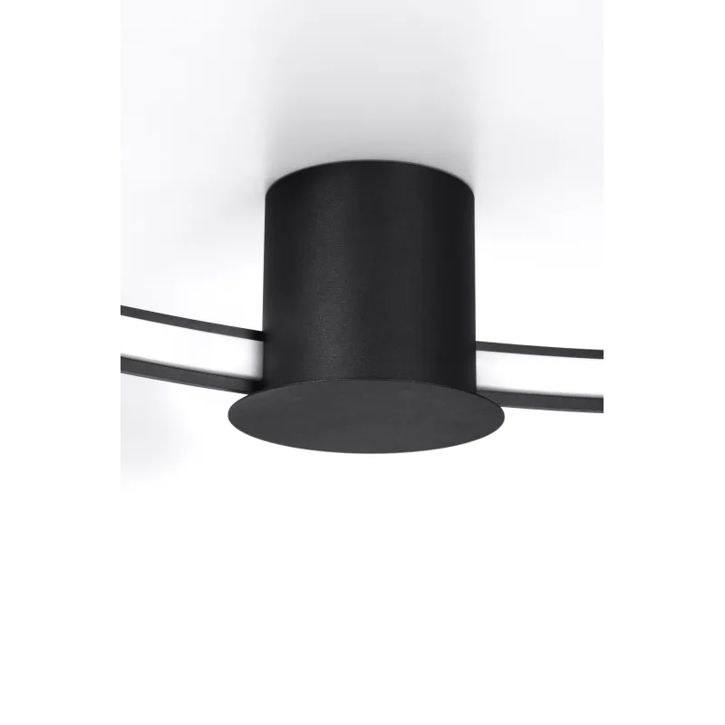 Plafonnier RIO 55 noir 4000K