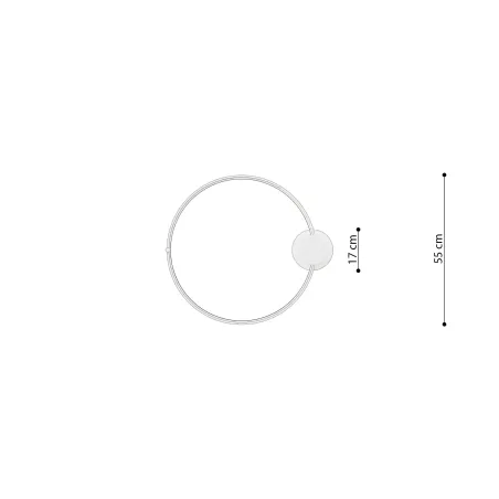 Plafonnier RIO 55 blanc 4000K