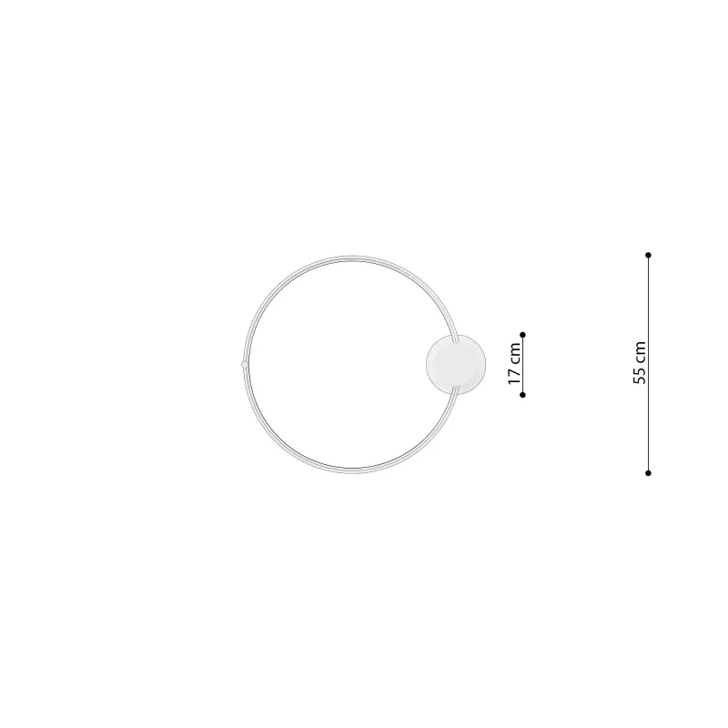 Plafonnier RIO 55 blanc 3000K
