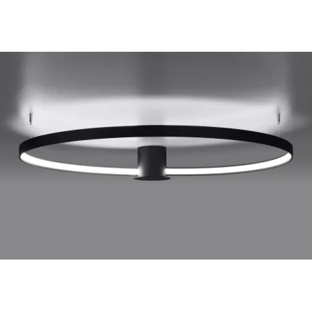 Plafonnier RIO 110 noir 4000K
