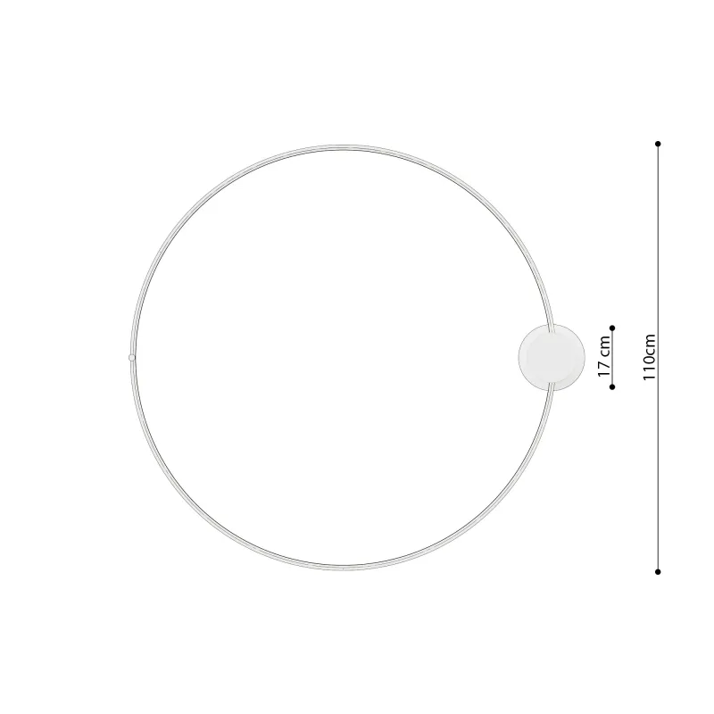 Plafonnier RIO 110 blanc 4000K