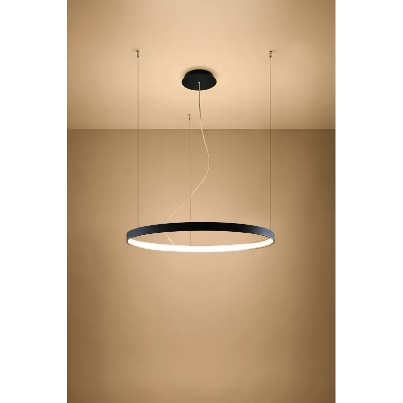Chandelier RIO 78 noir 3000K