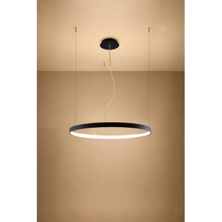 Chandelier RIO 78 noir 3000K