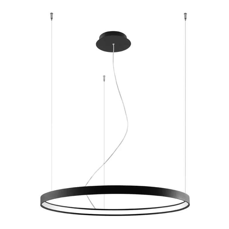 Chandelier RIO 78 noir 3000K