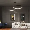 Chandelier RIO 55 noir 4000K