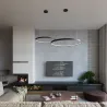 Chandelier RIO 55 noir 3000K