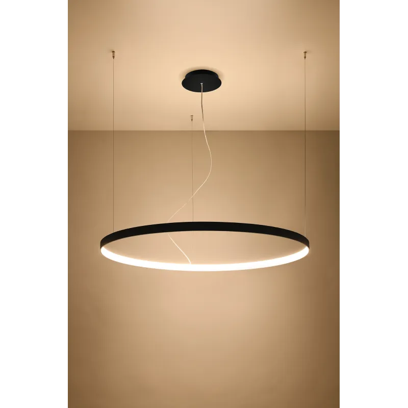 Chandelier RIO 110 noir 3000K