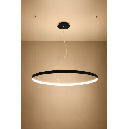Chandelier RIO 110 noir 3000K